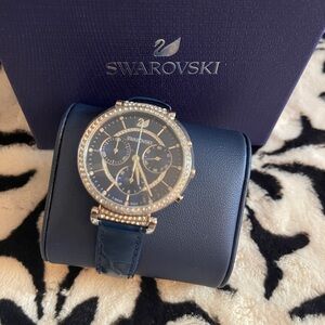 Authentic brand new Swiss made Swarovski lady watch in Blue